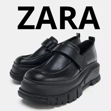 ZARA 플랫폼 로퍼 37 통굽