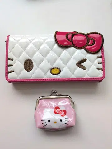 헬로키티 장지갑 동전 지갑 세트