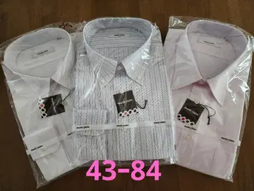 남성용 와이셔츠 3점 묶음 판매 43-84