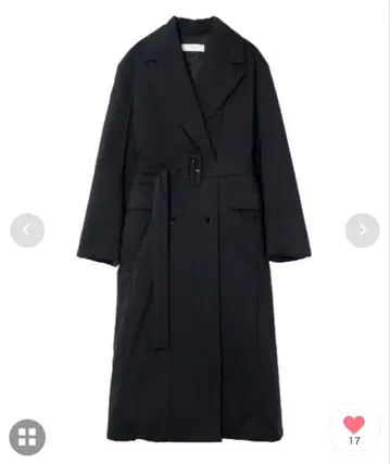 르쉘블루 패드 로브 코트 / Padded Robe Coat 새상품