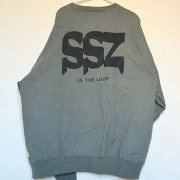 SSZ 20AW 로고 맨투맨 올리브 XL
