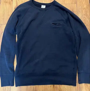 LOOPWHEELER / 루프 휠러 Begin 별주 맨투맨 네이비