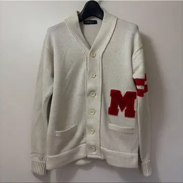 RIO Brothers 리오 브라더스 레터드 가디건 80년대 물건