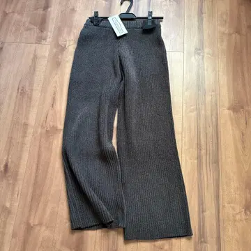 새상품 THE NEW HOUSE 정가 1만 9800엔 팬츠 리브 허리밴딩