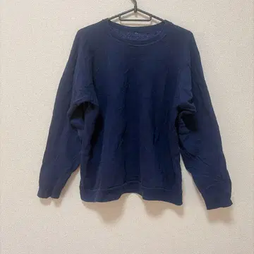 네이비 크루넥 긴팔 트레이닝복