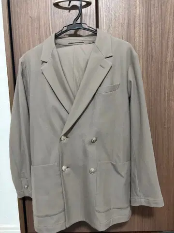 RAXA 베이지 더블 브레스트 자켓 셋업 성인식