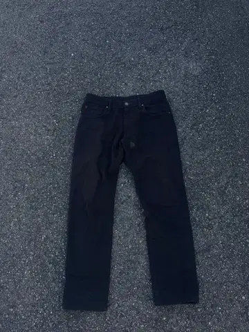 EDWIN 블랙 데님 스트레이트