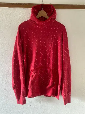 2001 아카이브/굿이너프 도트 후드티 오리지널 빨간색