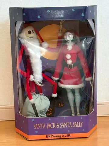 나이트메어 비포 크리스마스 산타 잭 & 산타 샐리 컬렉션 인형