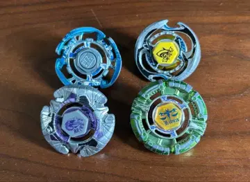 메탈 파이트 베이블레이드 초기 시리즈 4개 + 런처 세트