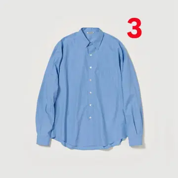 25SS AURALEE WASHED FINX TWILL BIG SHIRT