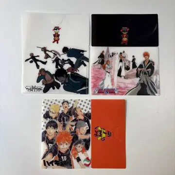 JUMP SHOP 미니 클리어 파일 3종 세트