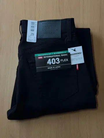 [에드윈] 청바지 E403F 레귤러 스트레이트 일본제 남성용 사이즈 29