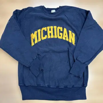 챔피온 리버스 위브 90s 미시건 네이비 XL 멕시코제!