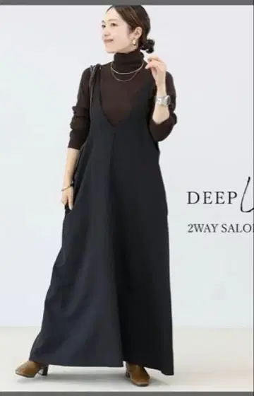 FUNNY COMPANY+ 2WAY 살로펫 원피스 택 포함 새상품