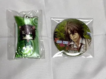 박앵귀 SSL 오키타 소지 캔뱃지 쿠션 세트