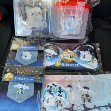 Happy 복권 산리오 캐릭터 하나마루 유령 시나모롤 6종 세트