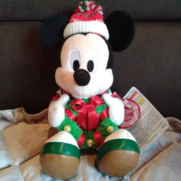 디즈니 리조트 크리스마스 미키 봉제 인형 2022