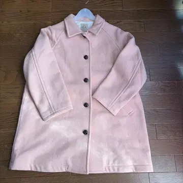 [택 포함 새상품] Samansa Mos2 핑크 미들 기장 코트