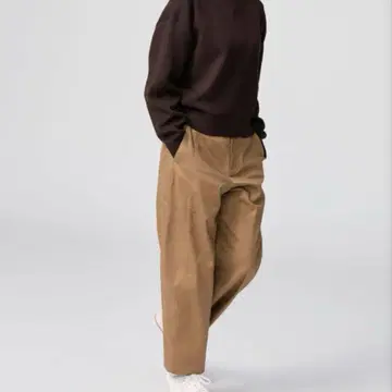 유니클로 코튼 커브 앵클 팬츠 XS