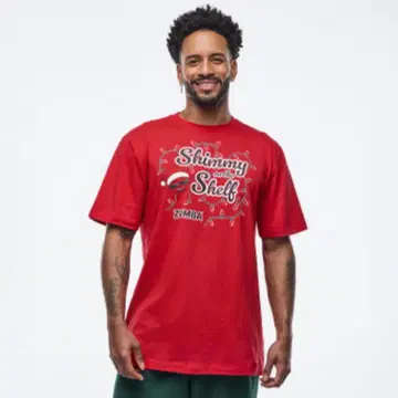 줌바 zumba 정품 빨간색 T셔츠 미사용 새상품