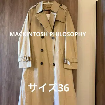 매킨토시 베이지 트렌치코트 라이너 포함