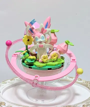 [포켓몬] 니인피아 keeppley 조립 블록 지구본과 꽃 테마