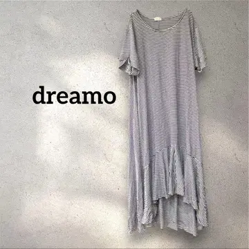 추천 상품 dreamo 스트라이프 롱 원피스 반팔