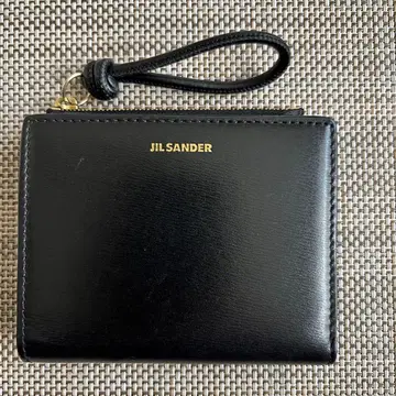 질 샌더 블랙 접이식 지갑