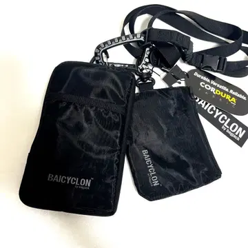 [ 미사용 ] BAICYCLON 바이시클론 블랙 숄더백 콤보