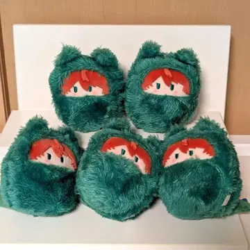 컬러풀 피치 쿠루미타피누이 쟝쟝파파 5개 세트 키링 마스코트