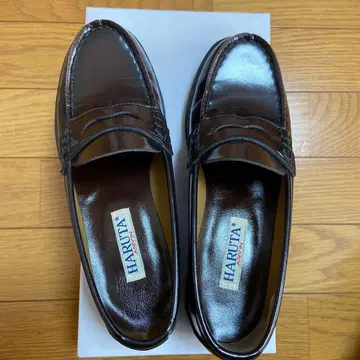 HARUTA 브라운 로퍼 NFCD 4505 23.5cm