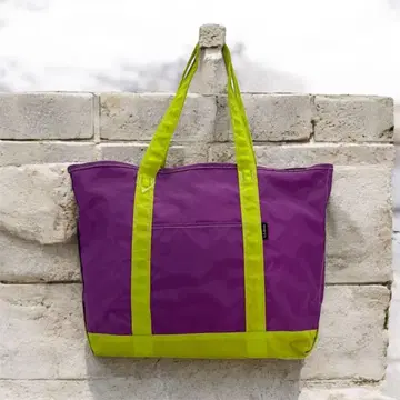 LL Bean 토트백 나일론 퍼플 숄더 가능