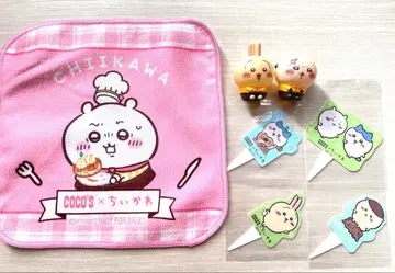 코코스 치이카와 (먼작귀) 토끼 하치와레 랏코 손수건 소프트 비닐 피크