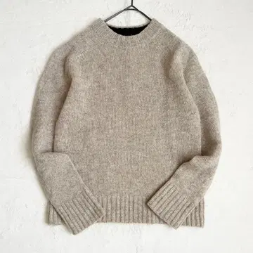 MARGARET HOWELL 베이지 니트 스웨터 긴팔