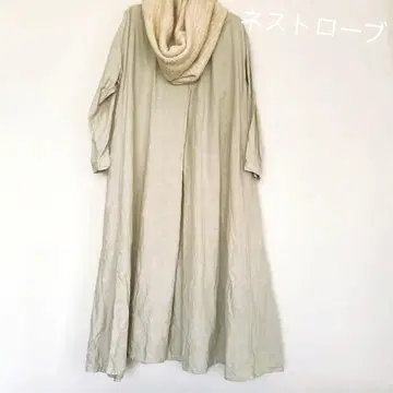 nest Robe 네스트로브 2WAY 맥시 길이 원피스 린넨 옅은 그린