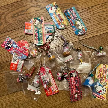 헬로키티 스트랩 세트 10개