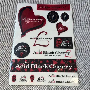 Acid Black cherry 스티커 L 엘 ABC 씰 새상품