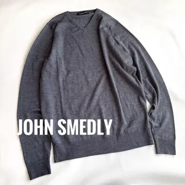 새상품급 JOHN SMEDLY 존스메들리 퓨어 울 니트 V넥