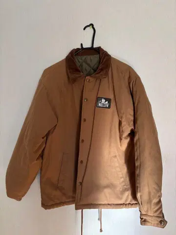 MELLOW 브라운 퀼팅 자켓