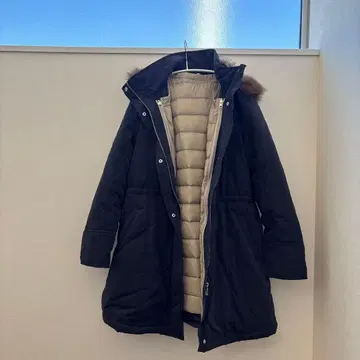 새상품급 어반리서치 로쏘 2way 다운 라이너 부착 모즈 코트