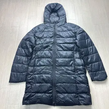 유니클로 울트라 라이트 다운 후디드 코트 M 다크 네이비