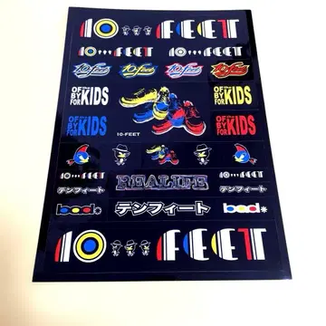 10-FEET 스티커 시트