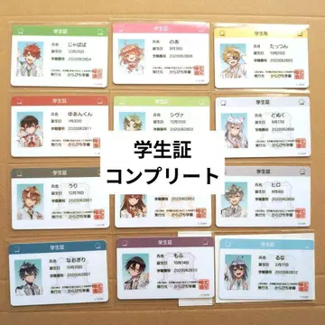 컬러풀 피치 카라피치 파라다이스 학생증 컴플리트 루나 12종 세트
