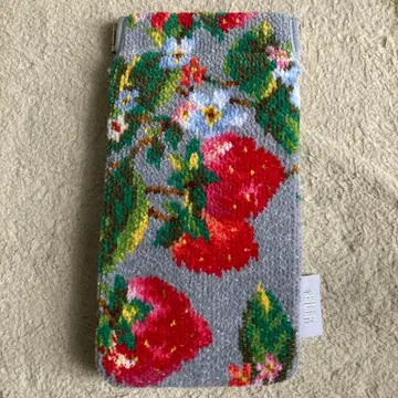 페이러 딸기 무늬 안경 케이스