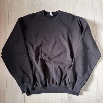 로스앤젤레스 어패럴 맨투맨 14oz 블랙 USA 제조