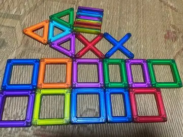 컬러풀 조립 블록 세트 25개