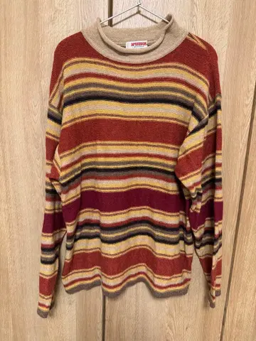 맥레거 McGREGOR 남성용 스웨터 보더 무늬 L 오버 사이즈