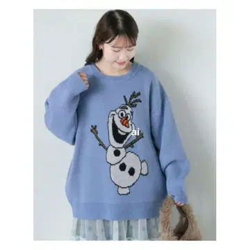 [새상품] 에카 소포 디즈니 아나와 눈의 여왕/니트(올라프)