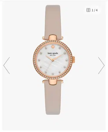 kate spade 홀랜드 그레이 가죽 워치